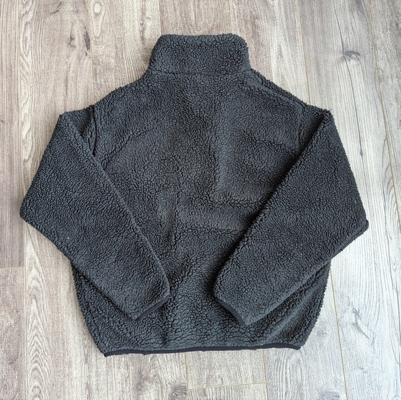 Urban Outfitters Cozy Black Sherpa Teddy Jacket - Picture 5 of 12